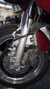 Motorcycle front suspension