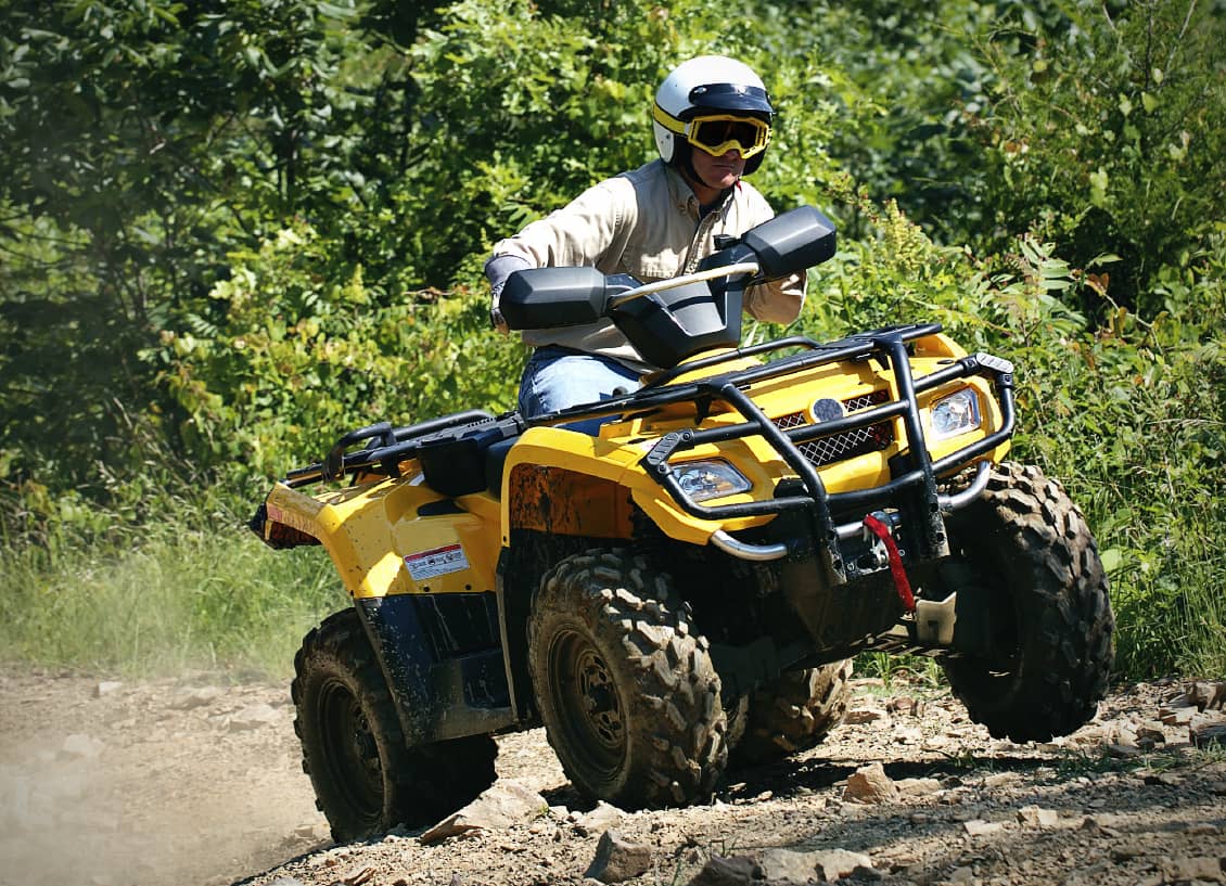 ATV on trail