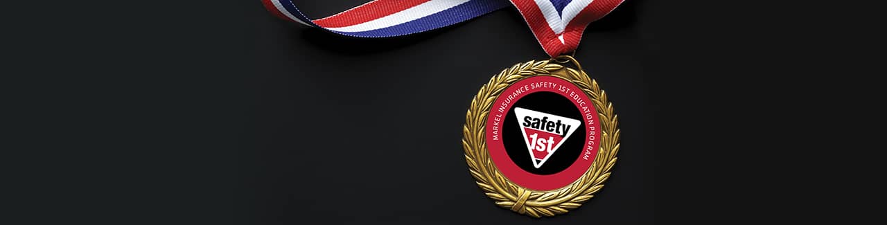 Markel Safety 1st hall of fame medal